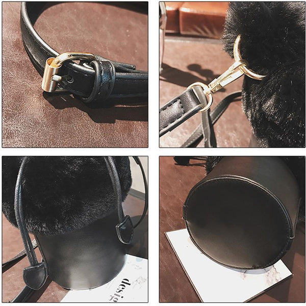 Drawstring Soft Plush Bag