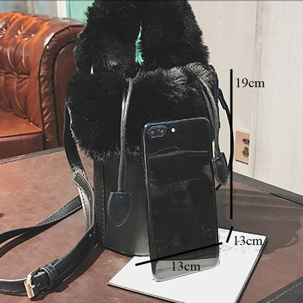 Drawstring Soft Plush Bag