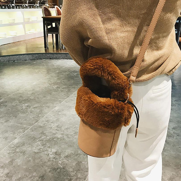 Drawstring Soft Plush Bag