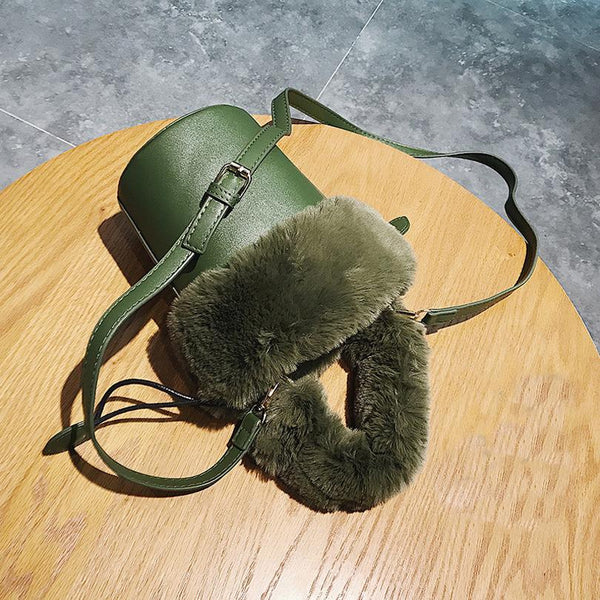 Drawstring Soft Plush Bag