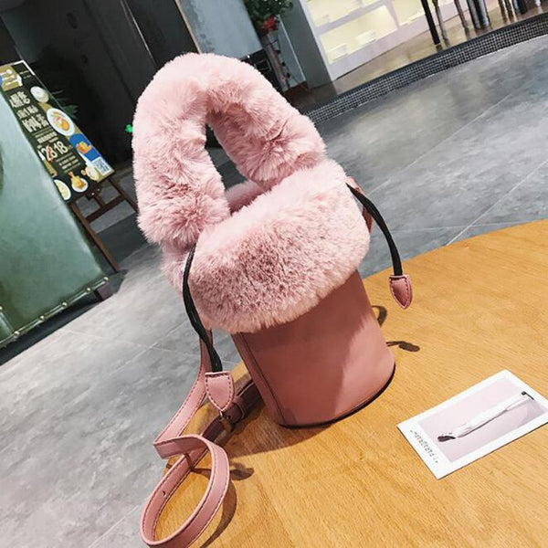 Drawstring Soft Plush Bag