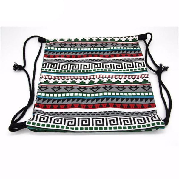 Canvas Drawstring Backpack