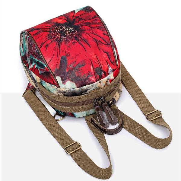 Vintage Floral Print Bag