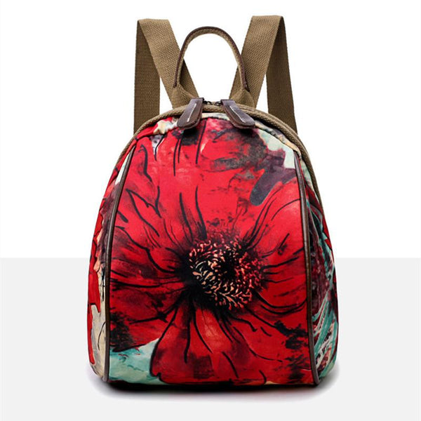 Vintage Floral Print Bag
