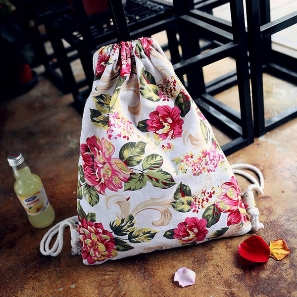 Drawstring Travel Backpack