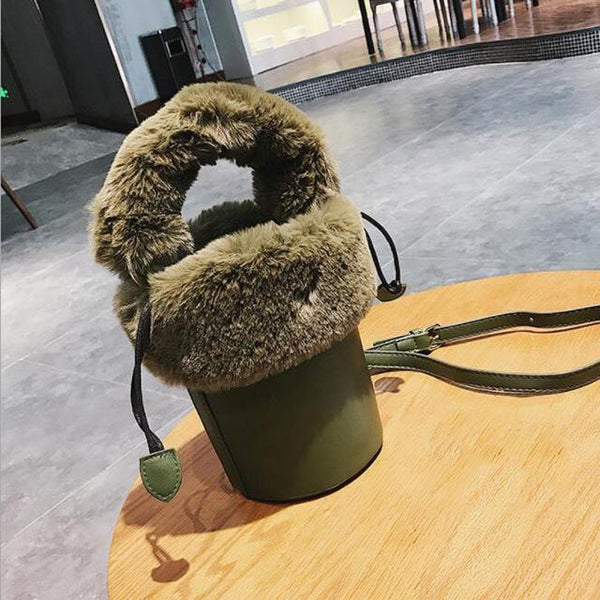 Drawstring Soft Plush Bag