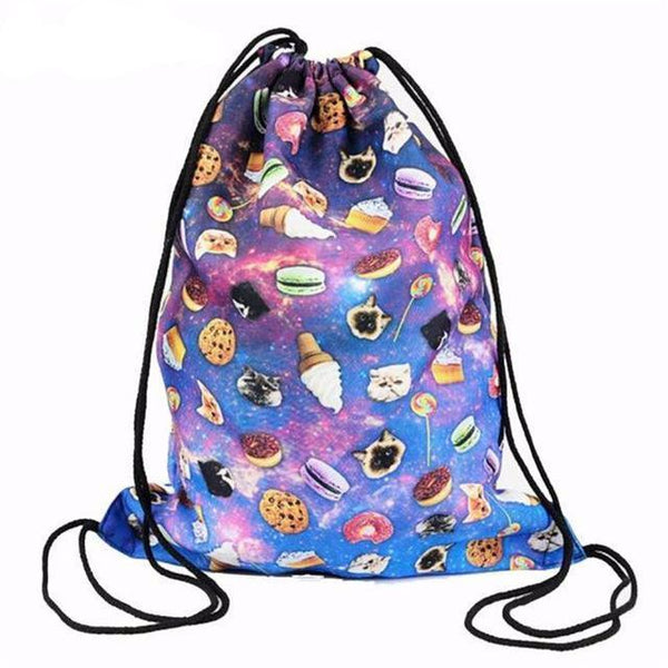 Canvas Drawstring Backpack