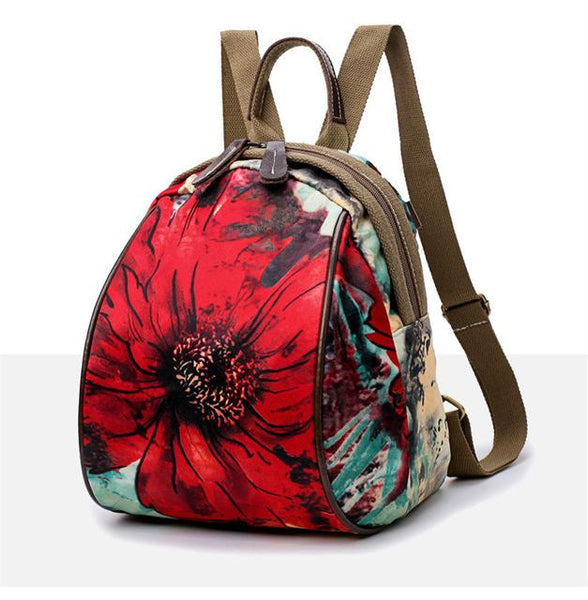 Vintage Floral Print Bag