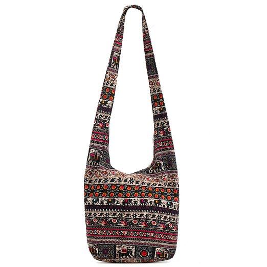 Subtle Hippie Style Peace Cotton Bag | Purses-Bags | Beige | Bohemian,  Handmade